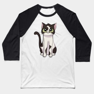 Tuxedo cat Baseball T-Shirt